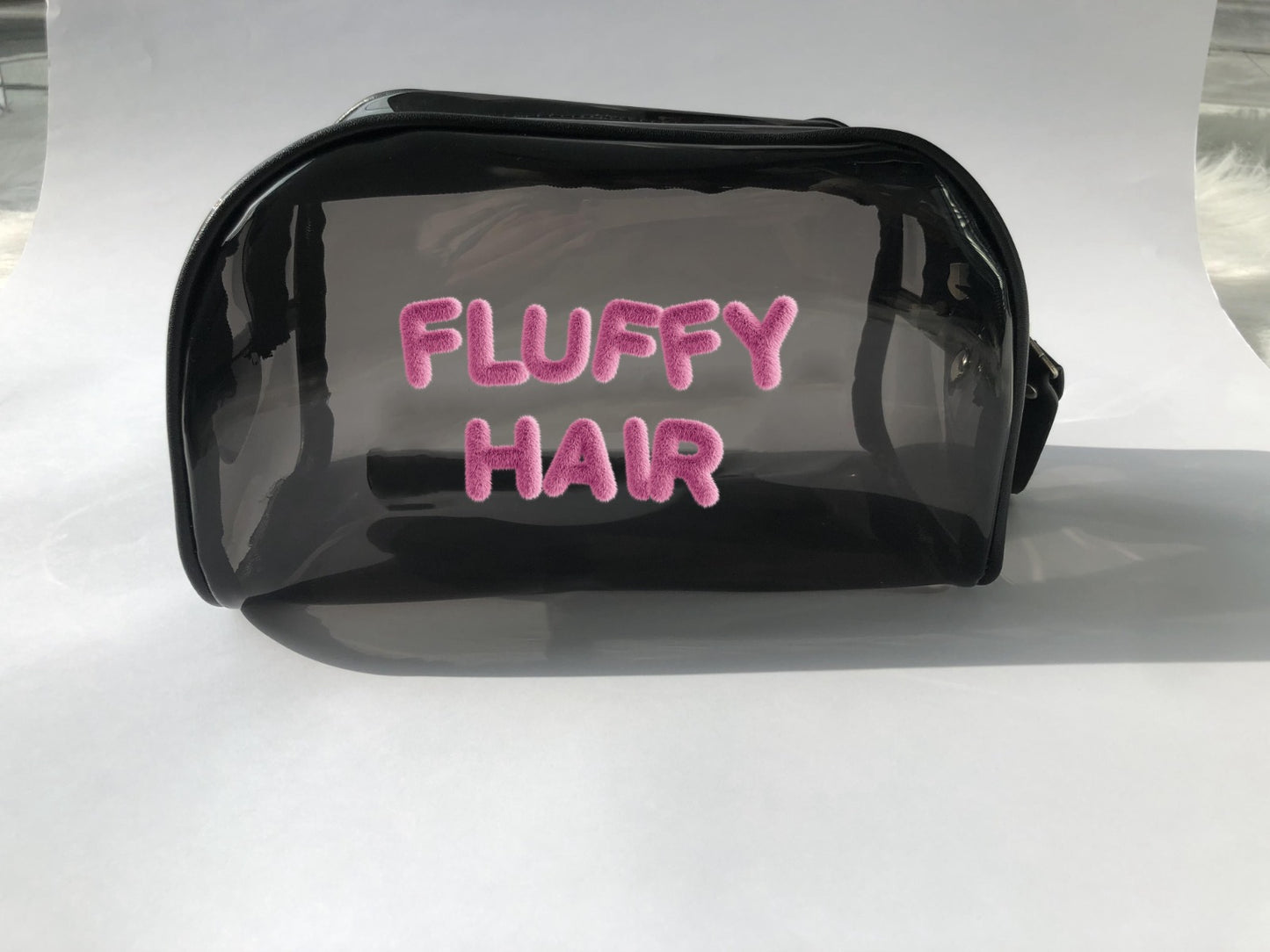 Fluffy Hair Makeup Travel Pouch