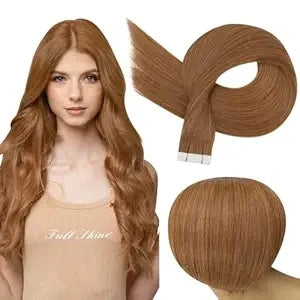 Tape In 100% Remy Human Hair Straight Double Sided
